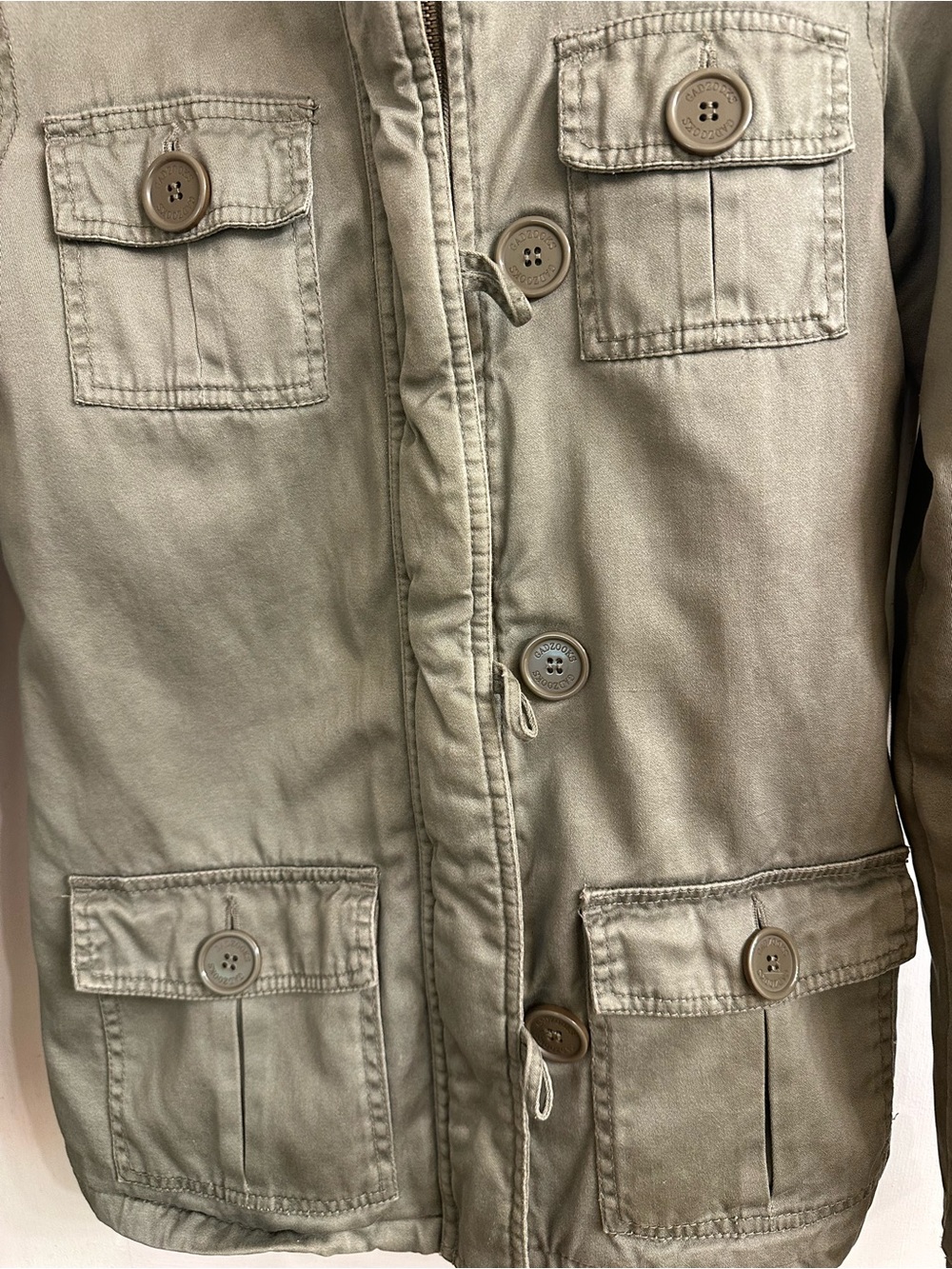 Green Utility Style Jacket - Picture 3 of 5